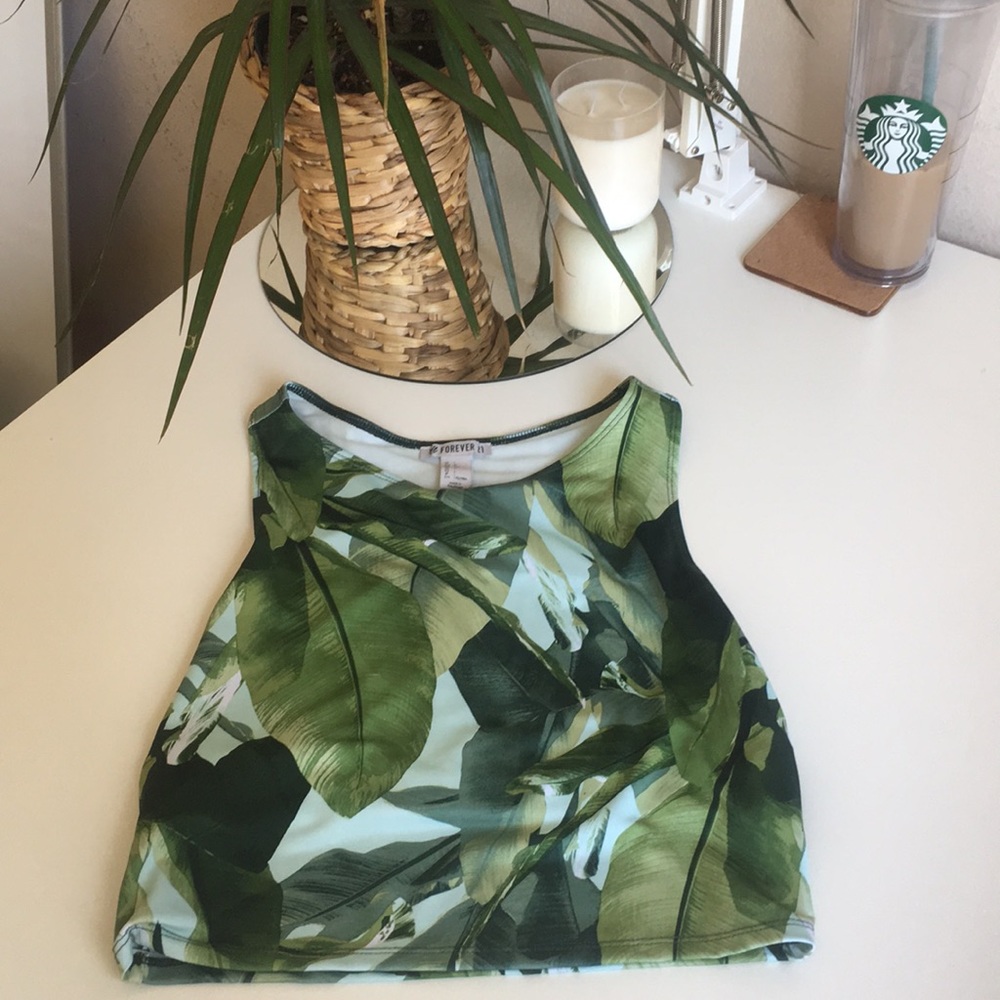 Palm 🌴🌺 Crop Top/ Sports Bra